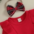 thumbnail image 4 of Okbabeha Christmas Outfits Baby Girl 0 3 6 9 12 18 24Months Plaid Romper Dress Onesie Bodysuit Xmas Dress Winter Clothes, 4 of 7