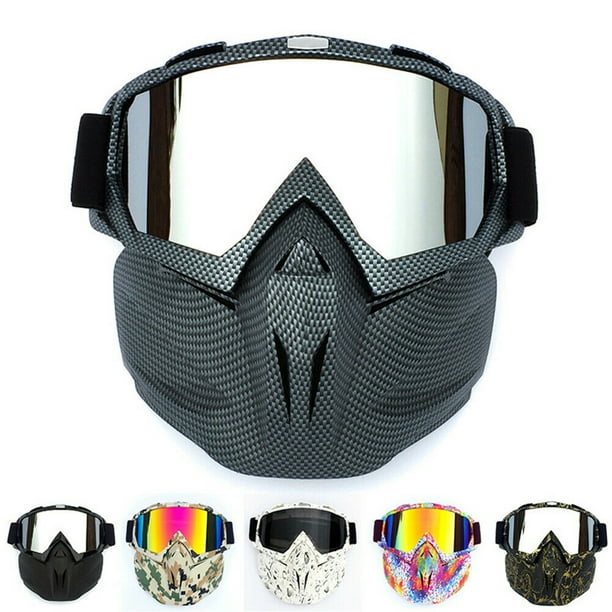 Motorcycle Face Mask Goggles Off Road Riding Motocross Dirt Bike