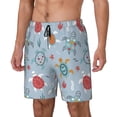 thumbnail image 1 of Fotbe Sea Turtle Traje de Baño para Hombre – Shorts de Natación de Secado Rápido con Forro y Bolsillos-XX-Large, 1 of 6