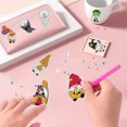 thumbnail image 3 of (BT319) 22 Uds. Pintura Diamantes Nueva DIY Con Pegatinas Aleatorias Gnomos Dibujos Animados Diamantes Reales (2 Pequeñas), 3 of 9