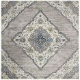 thumbnail image 6 of SAFAVIEH Madison Frazier Floral Geometric Area Rug, Light Grey/Blue, 3' x 5', 6 of 10