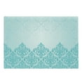thumbnail image 1 of Turquoise Cutting Board, Retro Style Medieval European Victorian Gradient Royal Pale Patterns Art Print, Decorative Tempered Glass Cutting and Serving Board, Large Size, Blue, by Ambesonne, 1 of 1