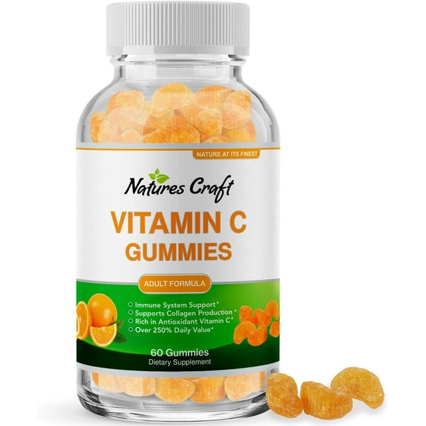 Chewable Vitamin C Gummies for Adults Vitamin C Immune Support