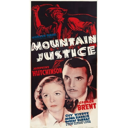 Hutchinson Top - Mountain Justice Us Poster Art Top Robert Barrat Bottom From Left Josephine Hutchinson George Brent 1937 Movie Poster Masterprint