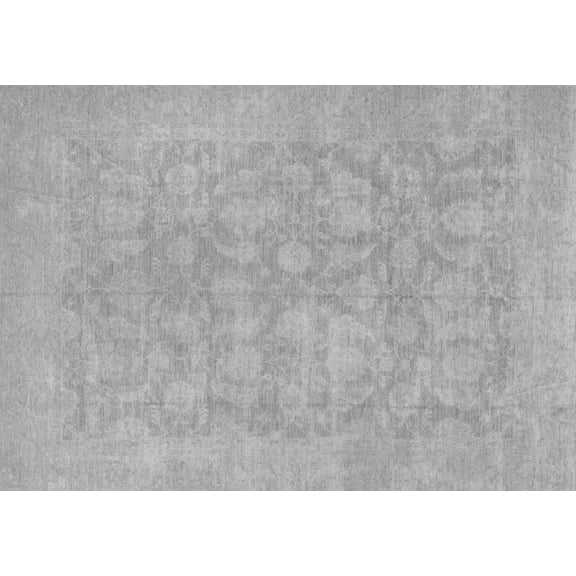 Ahgly Company Indoor Rectangle Oriental Gray Traditional Area Rugs, 3' x 5'