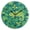 Black, variant on Gecko and Tropical Plants Wall Clock 10in Round Artistic Oil Painting Home Decor Desk Table Clock