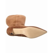Stuart Weitzman Mara 50 Zip Suede Knee-High Boot, 6, Brown