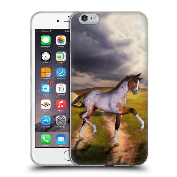 Head Case Designs Officially Licensed Simone Gatterwe Horses The Little Foal Soft Gel Case Compatible with Apple iPhone 6 Plus / iPhone 6s Plus