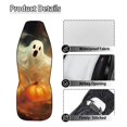 thumbnail image 5 of Chririnla Halloween Car Seat Covers Featuring Spooky Ghost Pattern, 2 Piece Polyester Set, Washable Easy to Install Interior Accessories for Auto Vans, 5 of 12
