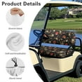 thumbnail image 6 of Binienty Ladybug Print Golf Cart Towel Seat Covers 2 Passenger Universal Golf Cart Seat Cover Blanket, Comfortable Bench Protector Elastic Fabric, Easy to Install & Clean, 6 of 8