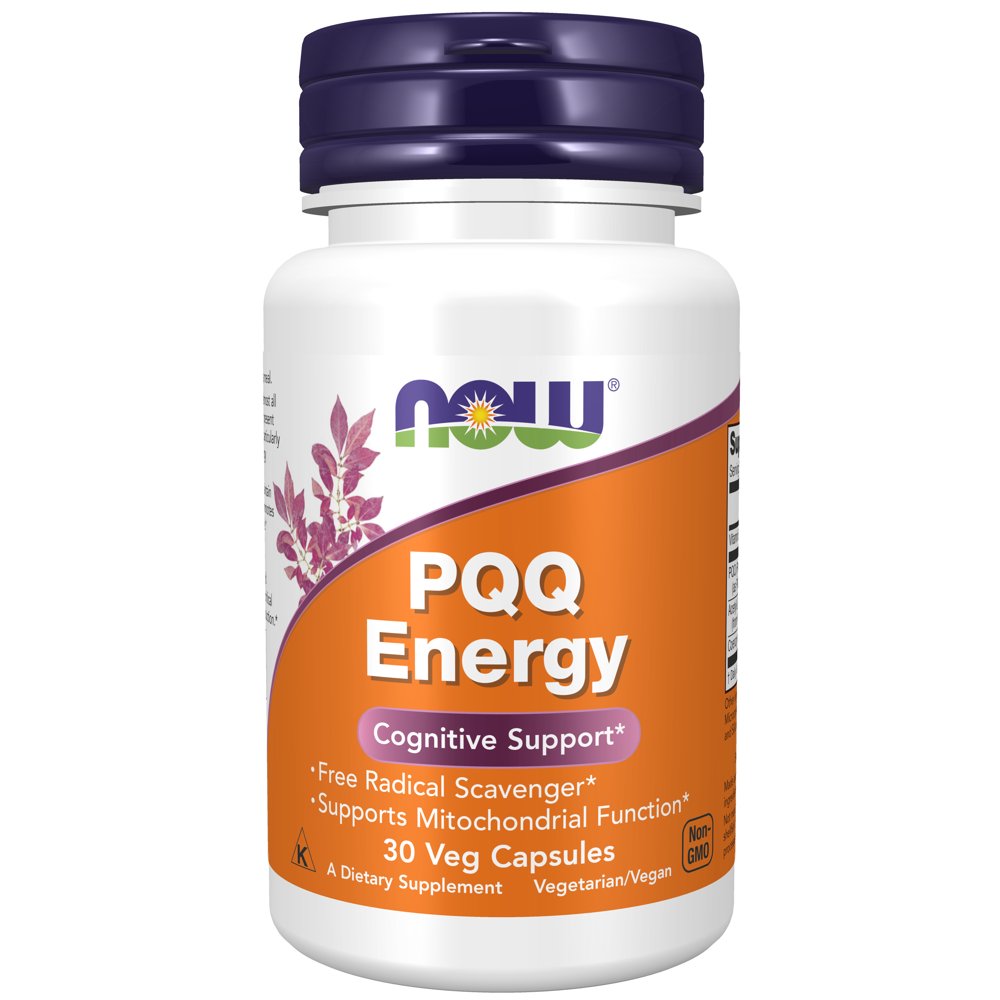 NOW Supplements, PQQ Energy, Free Radical Scavenger*, Cognitive Support
