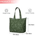 thumbnail image 4 of Math Equations Molecule Icons Green Pattern Travel Tote Bags for Women Carry On,Large Weekender Bags for Women Travel,Multi Functional Duffle Bag for Work,Shopping,Sports, 4 of 5