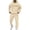 Beige, variant on Sweat Suits for Men 2 Piece Long Sleeve Solid Color Two Piece Jogging Suits for Men Cozy Fall Hoodies and Pants Winter Warm Hoodie Athletic Outfits