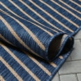 thumbnail image 7 of Well Woven Medusa Linden Modern Striped Blue 2'7" x 9'10" Runner Indoor Outdoor Rug, 7 of 7