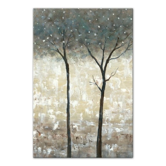 Creative Products Painted Neutral Trees 20x30 Canvas Wall Art