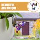 thumbnail image 4 of Juego de 3 macetas con decoración de mariposa, colgador de hierro con forma de mariposa, figura decorativa para macetas de flores, 4 of 8