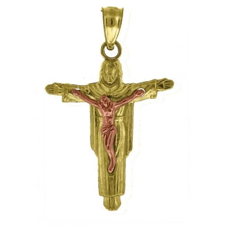 Handcrafted 10kt Gold #1 MOM Charm Pendant - Walmart.com
