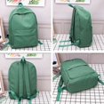 thumbnail image 4 of Mochila de nailon resistente al agua para mujer, bolso de viaje femenino de alta calidad, mochila escolar para niñas adolescentes, bolsa de libros de Color sólido, 4 of 5