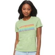 Scoop Women's Stay in the Rainbow Graphic T-Shirt