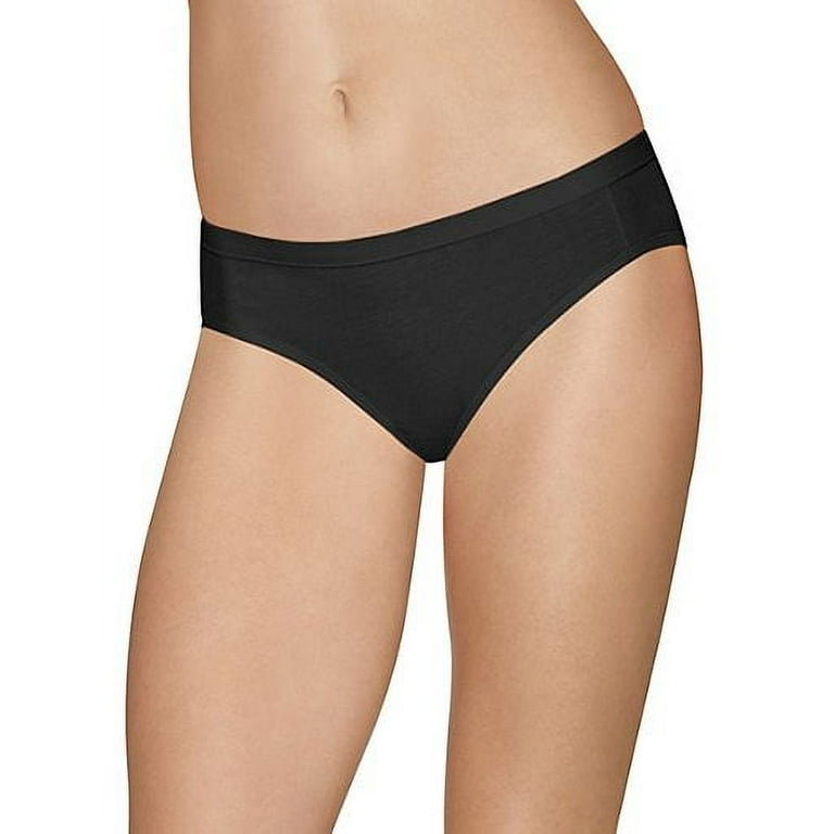 Hanes 4pk Women's Comfortsoft Cotton Stretch Bikini Underwear - Colors May  Vary 4
