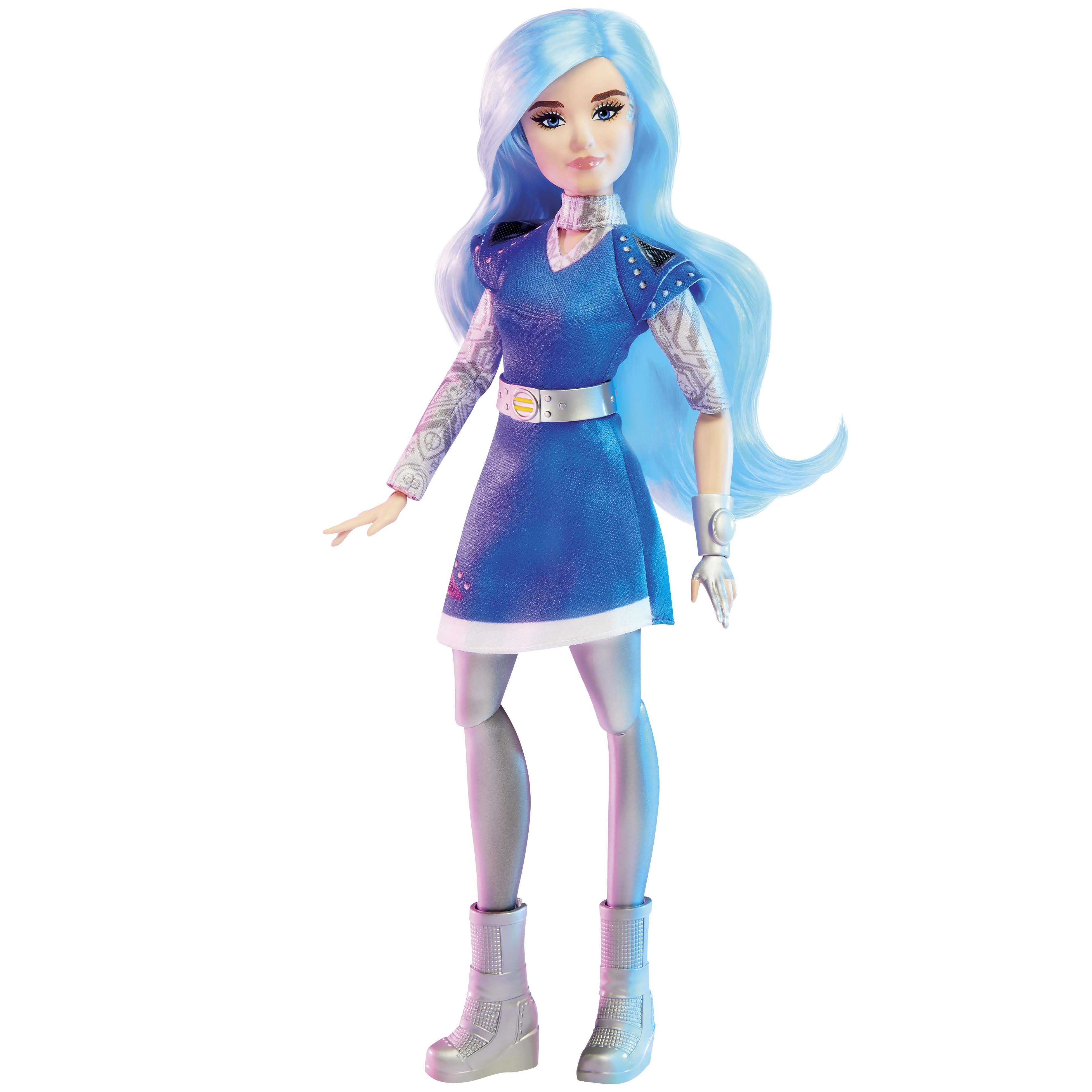 Disney Zombies A-spen Fashion Doll With Blue Hair, Alien Outfit, And ...