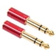 thumbnail image 1 of 2piezas 6.5mm 6.35mm 1/4 Pulgada Macho A 3.5 mm 1/8 Pulgadas Hembra Jack Adaptador de Audio (Rojo), 1 of 5