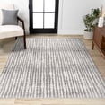 thumbnail image 5 of JONATHAN Y MOH305A-8 Skoura Modern Bold Stripe Beige/Dark Gray 8 ft. x 10 ft. Area Rug, 5 of 12
