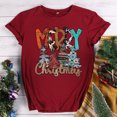 thumbnail image 1 of Camiseta Feliz Navidad Camiseta Vino Rojo L FLhrweasw Para estrenar, 1 of 2