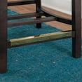 thumbnail image 5 of Linon Conway 24" High Back Counter Stools, Set of 2, Dark Brown, 5 of 11