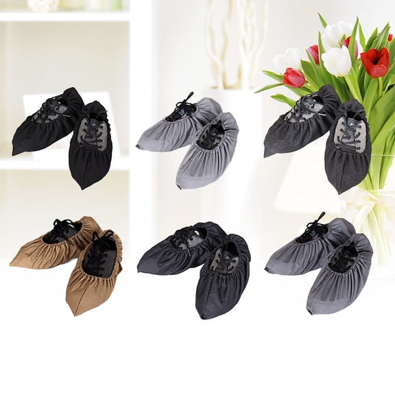 SOPOTUTU 1 Pair of Mop Socks for Floor Cleaning Thickened Design Assorted Color for Families Indoor Use