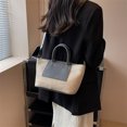 thumbnail image 1 of Bolso cruzados para mujer 2023 Bolso vagabundo de paja Tejido suave Embrague femenino (Gris), 1 of 8