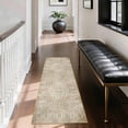 thumbnail image 5 of Washable Kitchen Runner Rug 2x5 ft, Modern Vintage Soft Low Profile Non Slip Rug with PVC Backing, Farmhouse Vintage Carpet for Kitchen Sink, Hallway, Laundry Room, 5 of 6