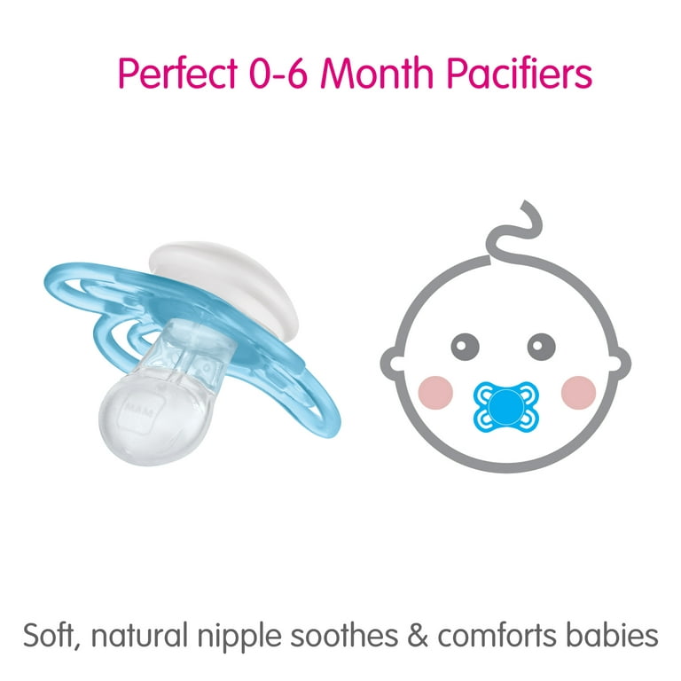 MAM Perfect Nuggi Silicone 0-6 Months 2 pieces buy online