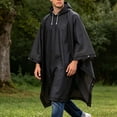 thumbnail image 5 of Frostluinai 3-in-1 Hooded Rain Poncho for Adult with Pocket Waterproof Lightweight Unisex Raincoat for Hiking Camping Emergency, 5 of 8