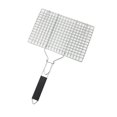 thumbnail image 4 of Cesta de parrilla plegable, cesta de parrilla de pescado de acero inoxidable, accesorios de barbacoa de picnic portátiles, red de parrilla para carne L, 4 of 8