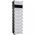 thumbnail image 3 of vidaXL 10 Compartments Shoe Organizer Storage Rack Display Stand Shelf 2 Colors, 3 of 10