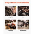 thumbnail image 2 of KFFKFF Heavy-Duty Dirt Bike Stand, 1100 lbs Capacity, Non-Slip Steel Design for Off-Road Motorcycle Maintenance and Powersports Support, 2 of 9