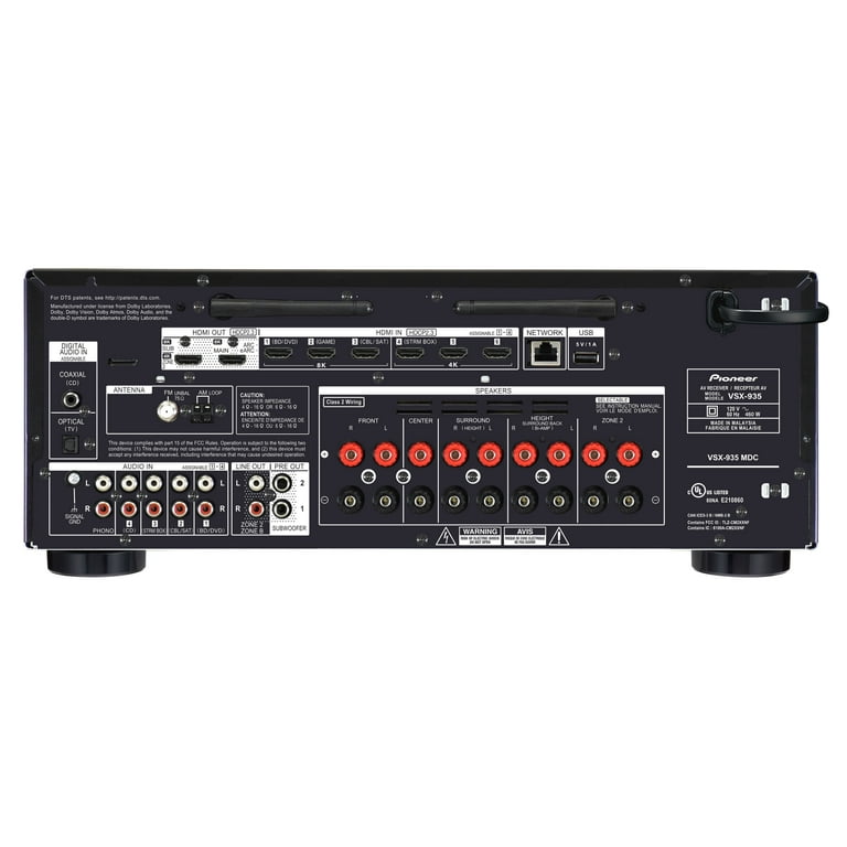 Pioneer 7.2 hotsell surround sound system