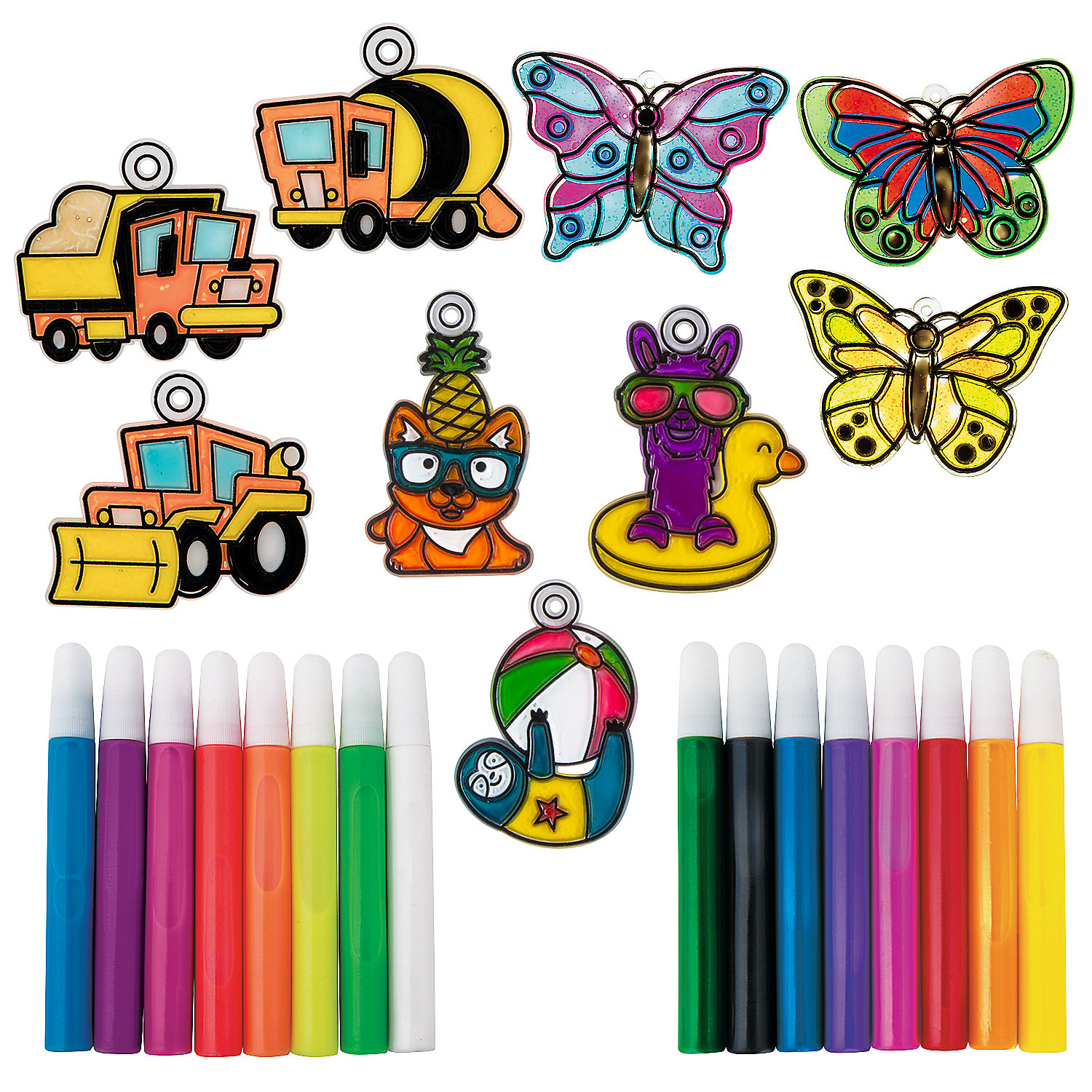 Bulk Suncatcher & Paint Boredom Buster Kit, Craft Supplies, Birthday