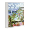 thumbnail image 3 of Stupell Industries Palm Trees in Bright Sun White Framed Giclee Art design by Karen Fields, 24 x 24, 3 of 8