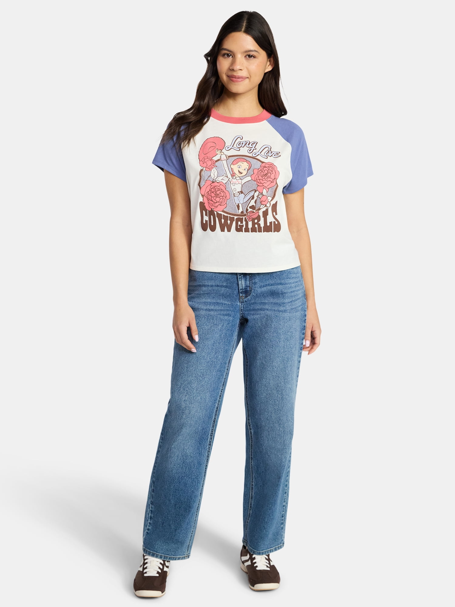 Toy Story Jessie Women's Cowgirls Graphic Tee with Short Sleeves, Sizes XXS-XXL