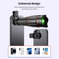 thumbnail image 3 of Telephoto Lens,25x Lens Cloth 25x With Lens Kit Stand Observation Clip Concert Clip Lens Cloth Stand 25x Kit Clip Stand Kit Clip Cloth Stand Clip Cloth With Clip Lens 25x Clip 25x Concert Kit, 3 of 5