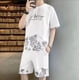 thumbnail image 3 of Conjunto De Camiseta Y Pantalón De Hombre, Chándal Hip Hop, 3 of 8