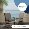 thumbnail image 3 of ARDEN Basics Outdoor Seat Pad Cushion, 17 x 17, Water Repellent and Fade Resistant, Mink Brown Mila, 3 of 9