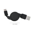 thumbnail image 6 of USB 3.1 Charging Cable Retractable Type-C Fast Charging Cord Portable High Charger Cable for  Phones (Black), 6 of 6