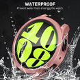 thumbnail image 3 of XIHAMA 2-Pack Waterproof Case For Samsung Galaxy Watch 6 40mm/44mm,[Privacy] Hard PC Bumper Tempered Glass Screen Protector Cover Case for Galaxy Watch 6, 3 of 8