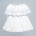 thumbnail image 6 of Huhudde Fashionable Lace Waist Skirt with Tie up Wrap Skirts Belt Women's Dress Accessory Loose See Through Beach Covers up, 6 of 11