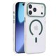 thumbnail image 1 of For iPhone 17 Pro Max Case Compatible with MagSafe PC + TPU Clear Phone Cover with Diamond Texture L, 1 of 4