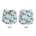 thumbnail image 5 of Lsque Dachshund Dog Puppy Printed Women's Running Shorts with Liner Pockets,Elastic Quick Dry Workout Athletic Gym Yoga Shorts,Womens High Waist Shorts-, 5 of 9