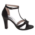 thumbnail image 2 of Badgley Mischka Kayla Heel Dress Sandals, Black, Size: 1, 2 of 6